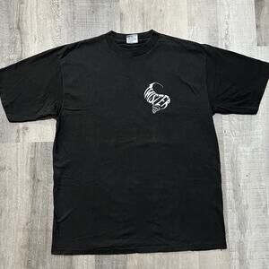 VTG TWISTER T Shirt Black Basic Logo Tornado Graphic Storm Chaser Weather Shirt